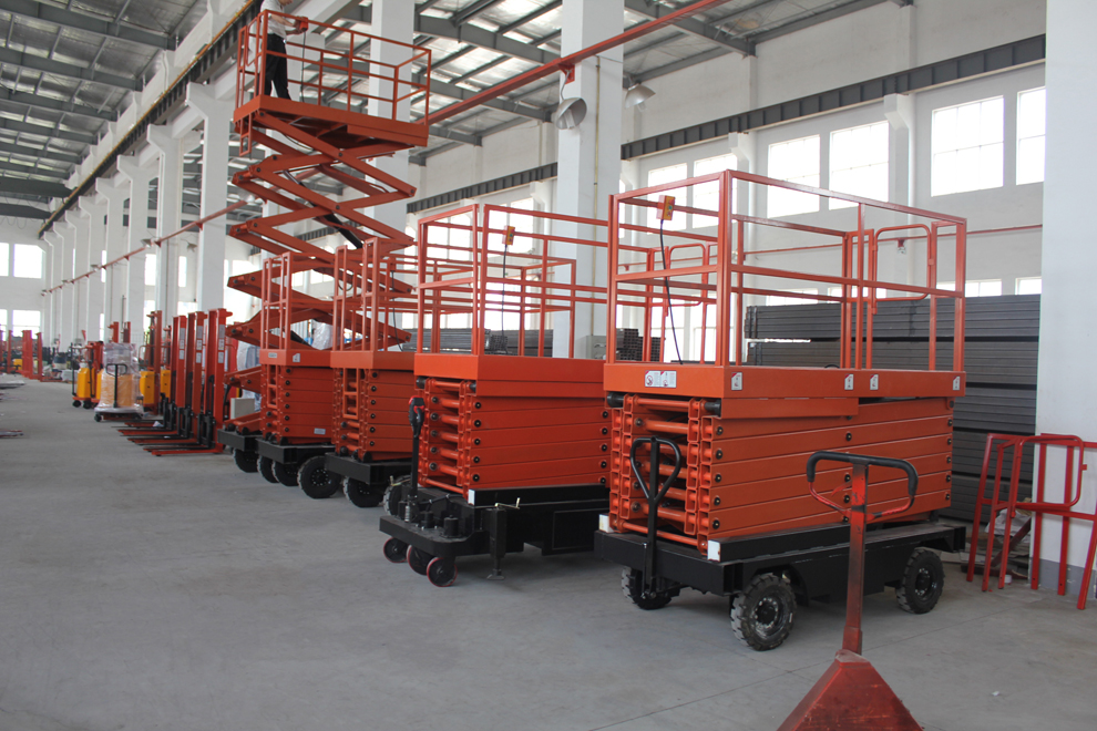 SJY manual scissor aerial platform